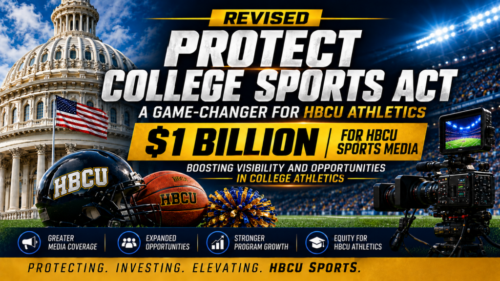 The Revised Protect College Sports Act Puts $1 Billion on the Table for HBCU Sports Media