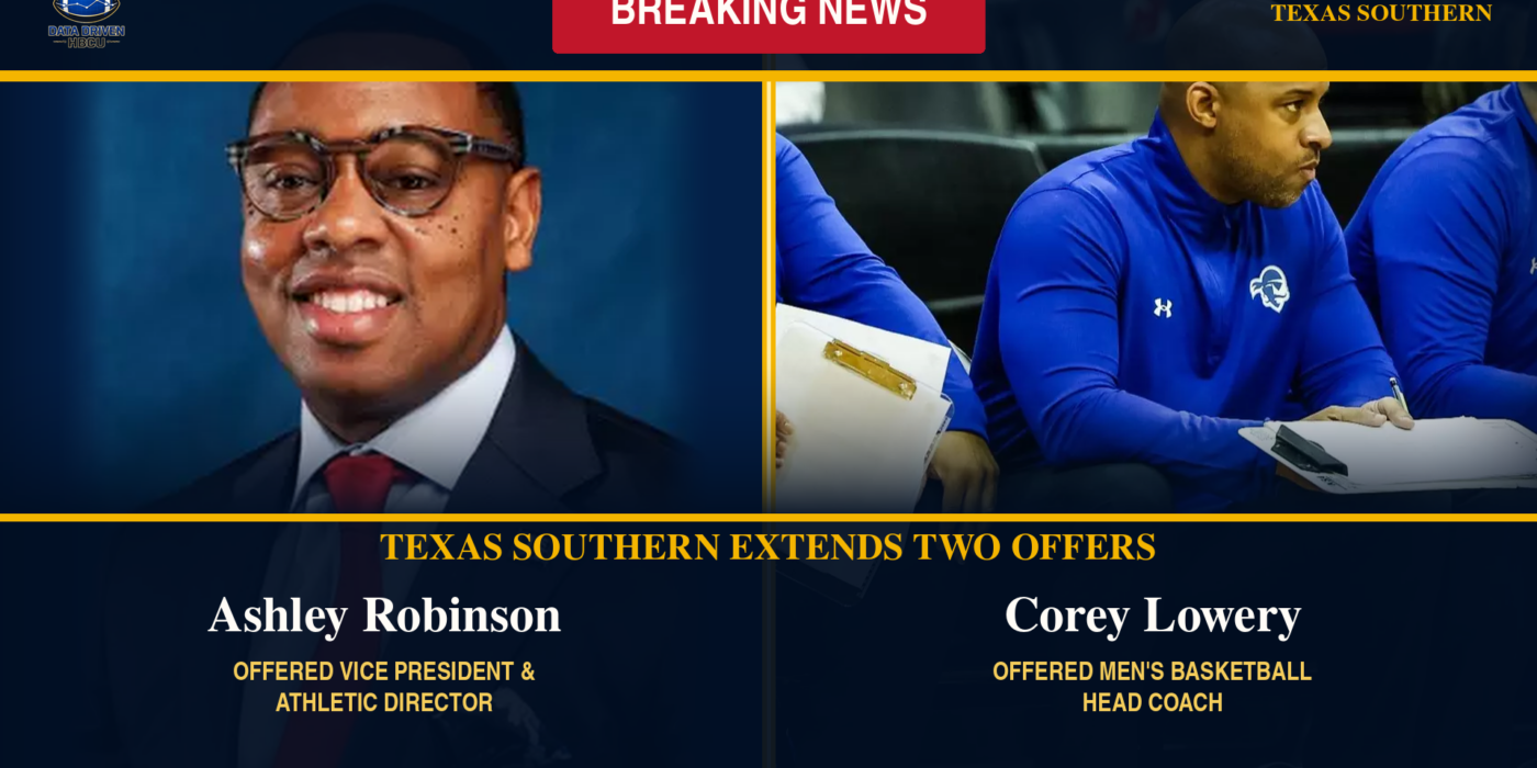 Texas Southern Names Ashley Robinson Athletics Director, Corey Lowery Men’s Basketball Coach