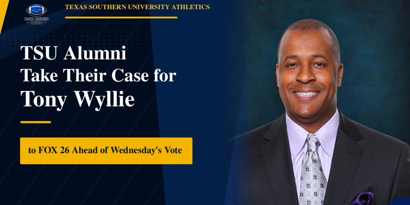TSU Alumni Take Their Case for Tony Wyllie to FOX 26 Ahead of Wednesday’s Vote