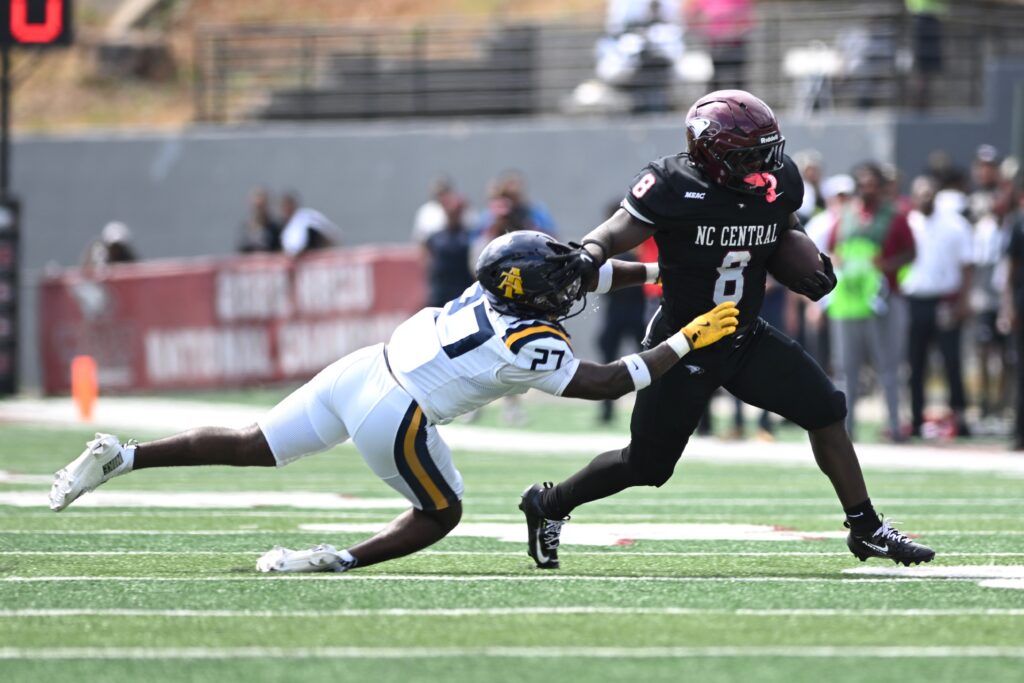 NCCU Holds Off Rival North Carolina A&T 30-22 in Aggie-Eagle Classic