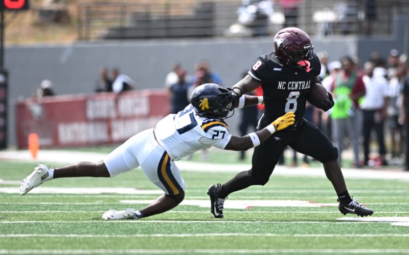 NCCU Holds Off Rival North Carolina A&T 30-22 in Aggie-Eagle Classic